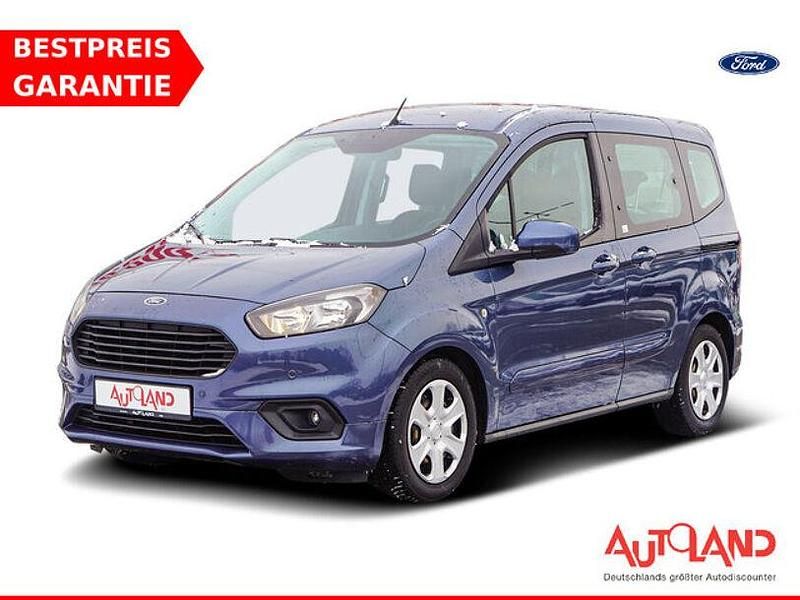 Gebraucht Ford Tourneo Courier 101 PS (74 kW) 2021 Weiß Van / Kleinbus