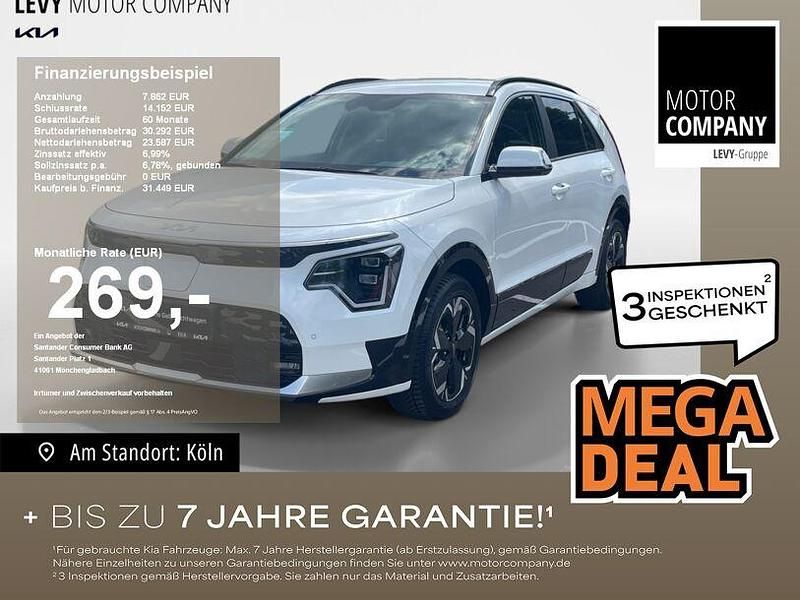 Weiß Gebraucht 2024 Kia e-Niro Comfort SUV | 31.449 € (Fairer Preis) - Bild 1/4