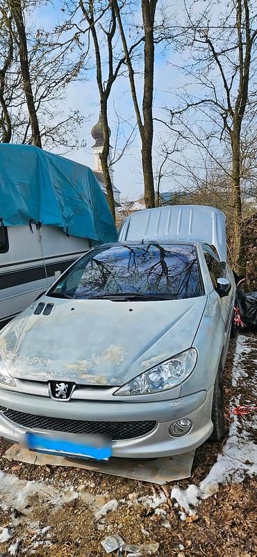 Gebraucht Peugeot 206 CC 109 PS (80 kW) 2005 Silber Cabrio