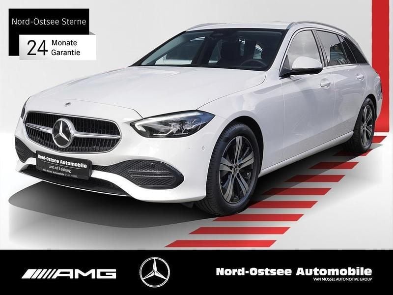 Unilack polarweiß Gebraucht 2024 Mercedes C200 Avantgarde Kombi | 35.990 € (Fairer Preis) - Bild 1/4