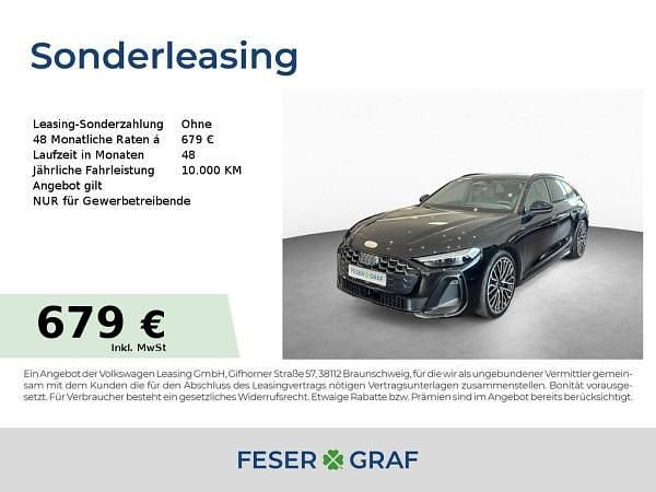 Schwarz (mythosschwarz metallic) Neu 2026 Audi A5 Ambiente Kombi | 64.431 € (Superpreis) - Bild 1/4