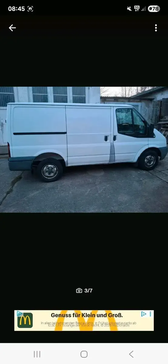 Używany Ford Transit 85 KM (62 kW) 2010 Biały Minivan