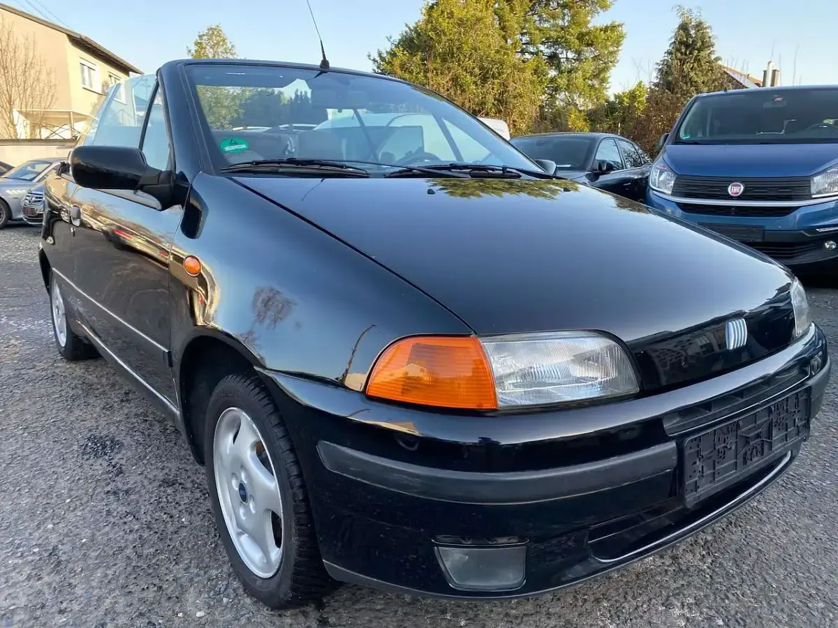 Gebraucht Fiat Punto Cabriolet 86 PS (63 kW) 2000 Schwarz Cabrio