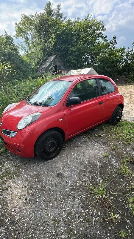 Rot Gebraucht 2009 Nissan Micra Kleinwagen | 500 € (Superpreis) - Bild 1/4