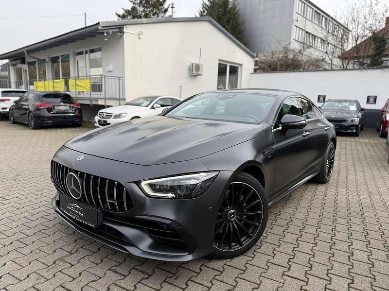 Designo graphitgrau magno Gebraucht 2019 Mercedes AMG GT 43 AMG Coupé | 62.900 € (Guter Preis) - Bild 1/4