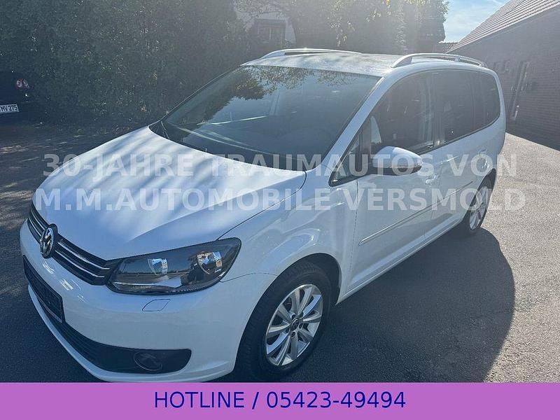 Gebraucht VW Touran Highline 140 PS (102 kW) 2014 Weiß Van / Kleinbus