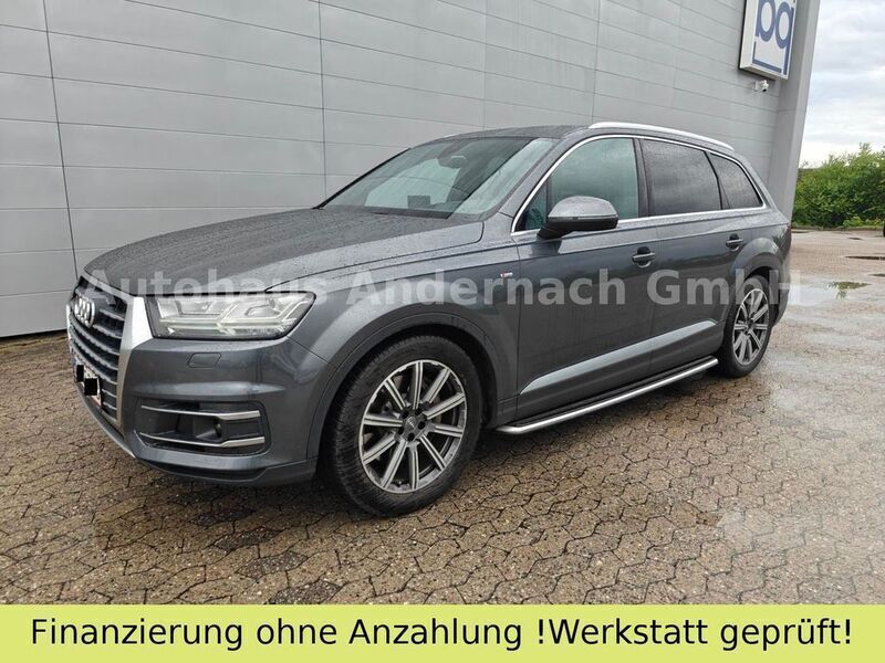 Grau Gebraucht 2018 Audi Q7 Sport SUV | 39.990 € (Fairer Preis) - Bild 1/4