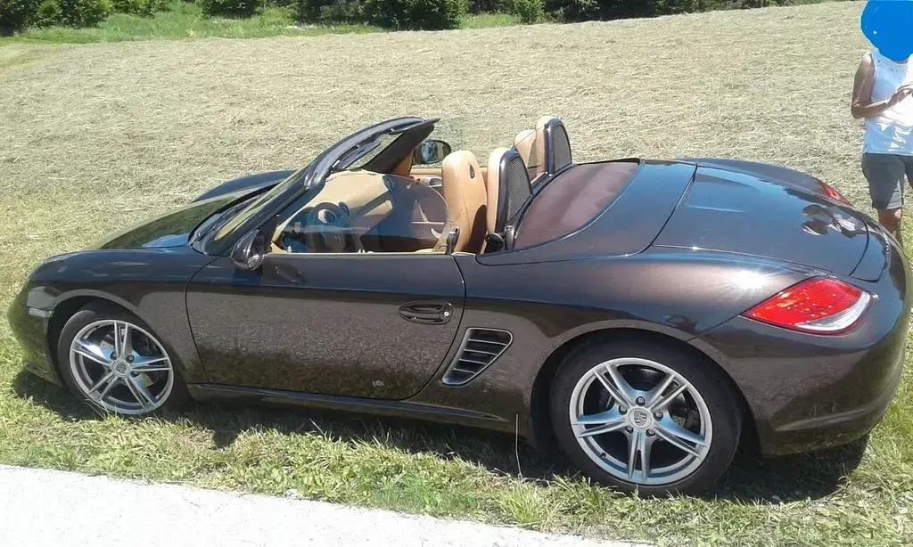 Gebraucht Porsche Boxster 256 PS (188 kW) 2009 Braun Cabrio
