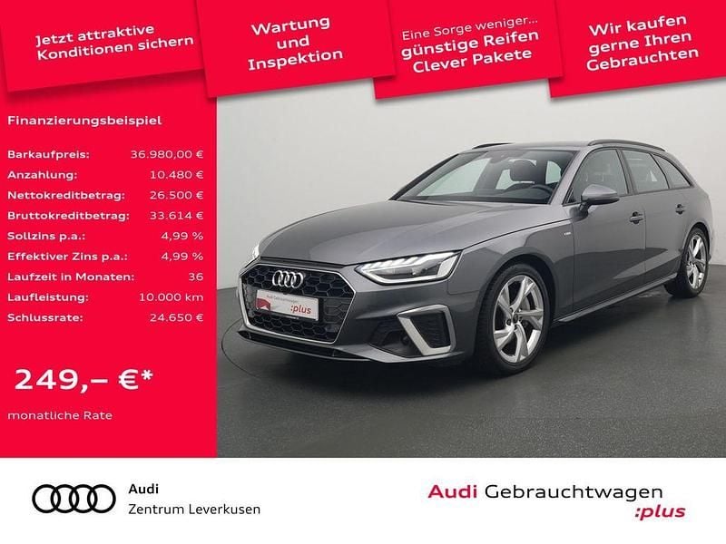 Daytonagrau perleffekt Gebraucht 2024 Audi A4 S-Line Kombi | 36.980 € (Guter Preis) - Bild 1/4