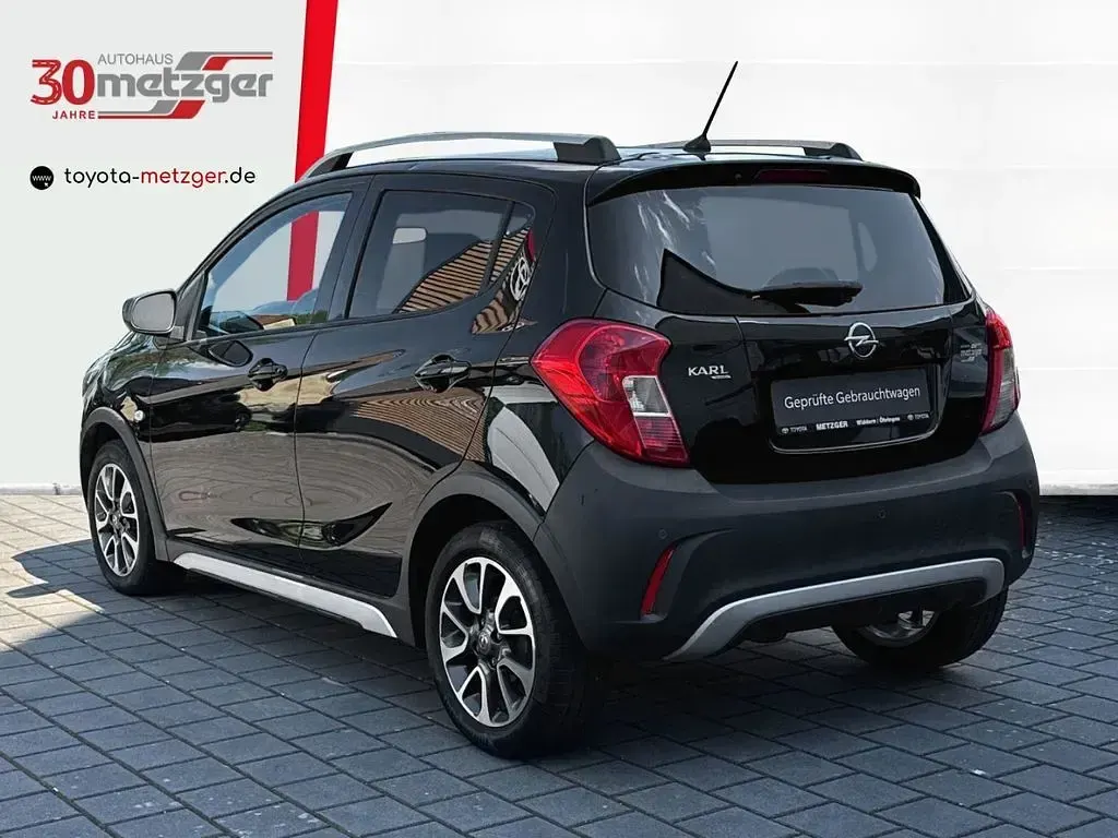 Gebraucht Opel Karl Rocks 75 PS (55 kW) 2017 Onyx schwarz Kleinwagen
