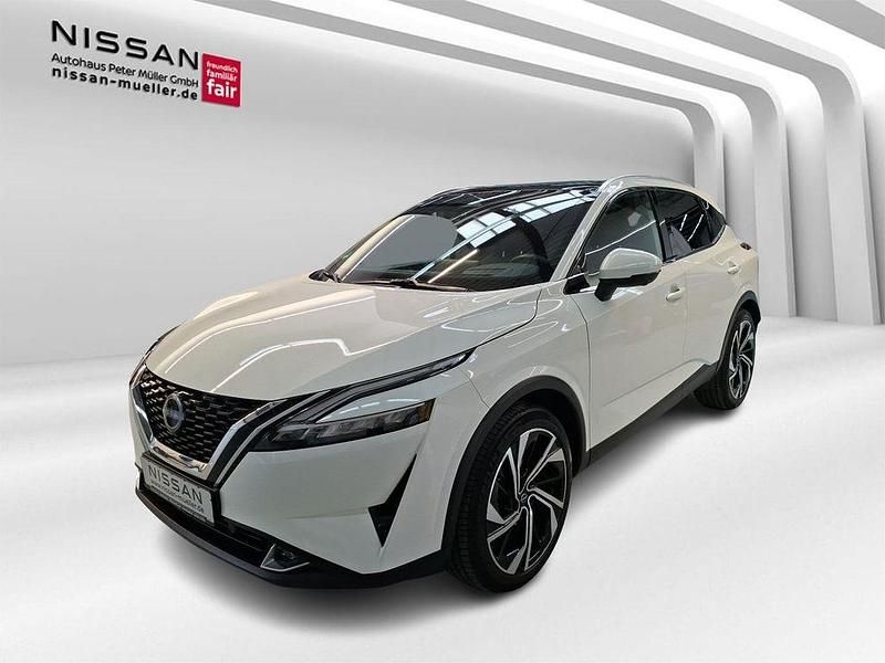 White (s) Gebraucht 2022 Nissan Qashqai Tekna+ SUV | 25.790 € (Fairer Preis) - Bild 1/4