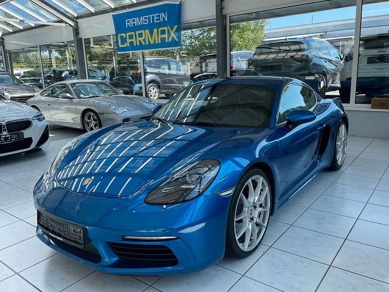 Blau Gebraucht 2017 Porsche 718 Cayman Coupé | 39.995 € (Guter Preis) - Bild 1/4