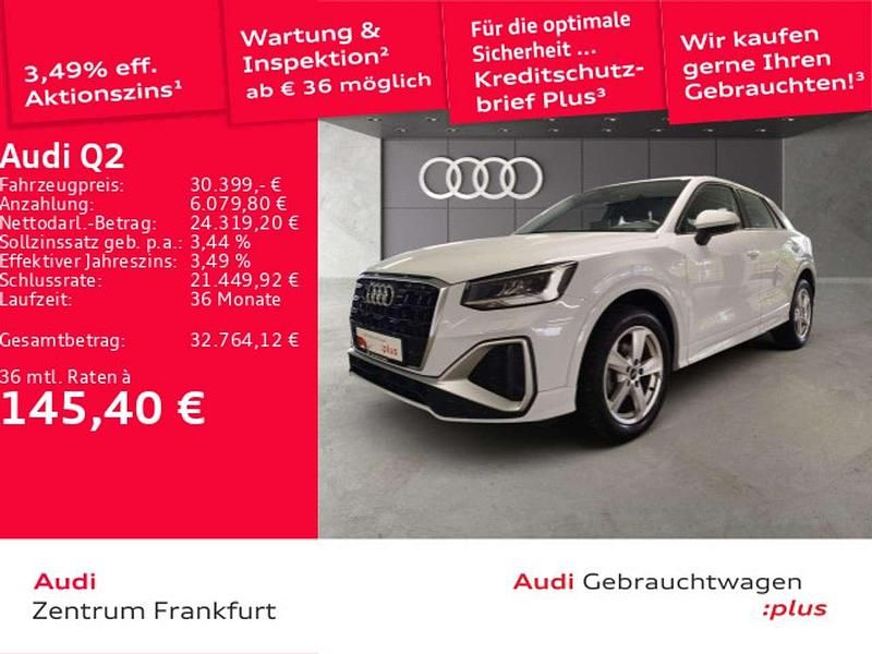 Weiß Gebraucht 2024 Audi Q2 S-Line SUV | 30.399 € (Fairer Preis) - Bild 1/2