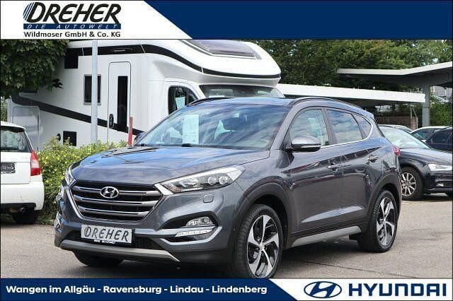 Micron grey Gebraucht 2017 Hyundai Tucson Premium SUV | 19.990 € (Etwas zu teuer) - Bild 1/4