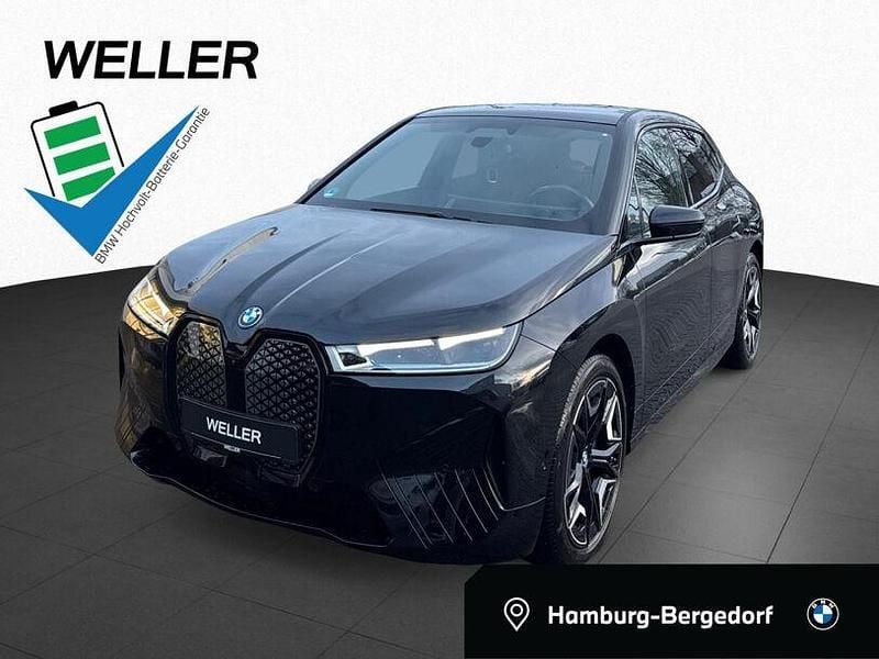 Black sapphire (schwarz) Gebraucht 2023 BMW iX Sport Line SUV | 48.450 € (Guter Preis) - Bild 1/3