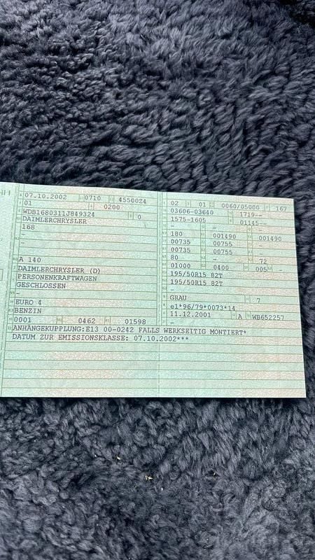 Gebraucht Mercedes A140 82 PS (60 kW) 2002 Grau Kleinwagen