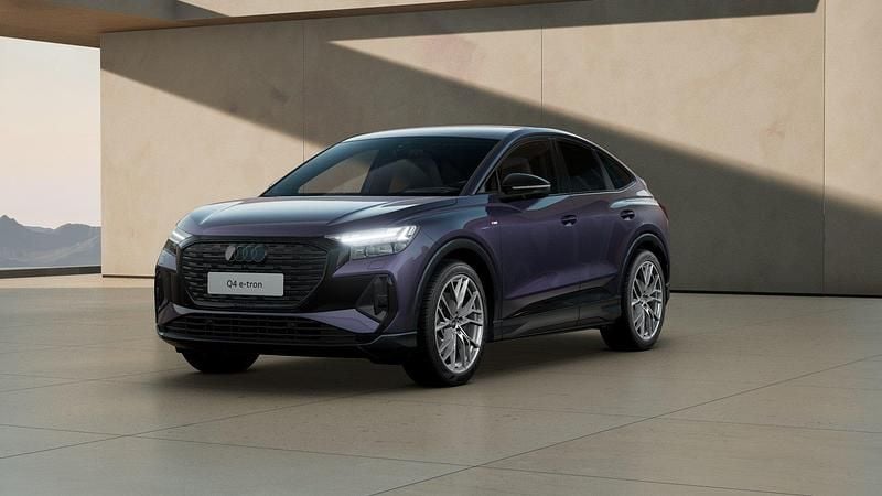 Violett Gebraucht 2025 Audi Q4 Sportback e-tron S-Line SUV | 57.887 € - Bild 1/4