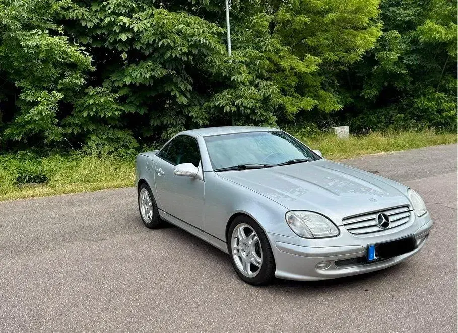 Gebraucht Mercedes SLK200 163 PS (119 kW) 2001 Silber Cabrio