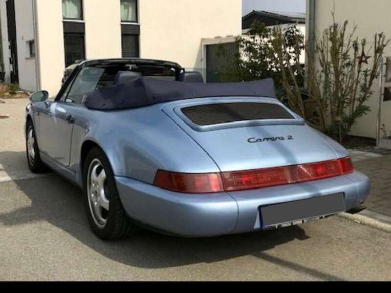 Blau Gebraucht 1992 Porsche 964 Cabrio | 80.000 € - Bild 1/4
