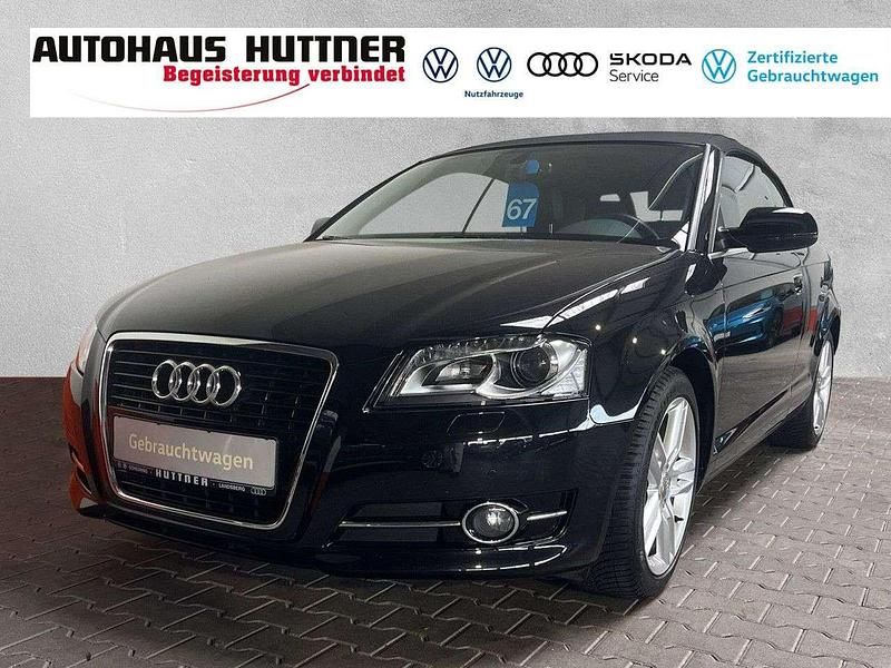 Phantomschwarz perleffekt (metallic) Gebraucht 2013 Audi A3 Cabriolet Attraction Cabrio | 14.990 € (Teuer) - Bild 1/4