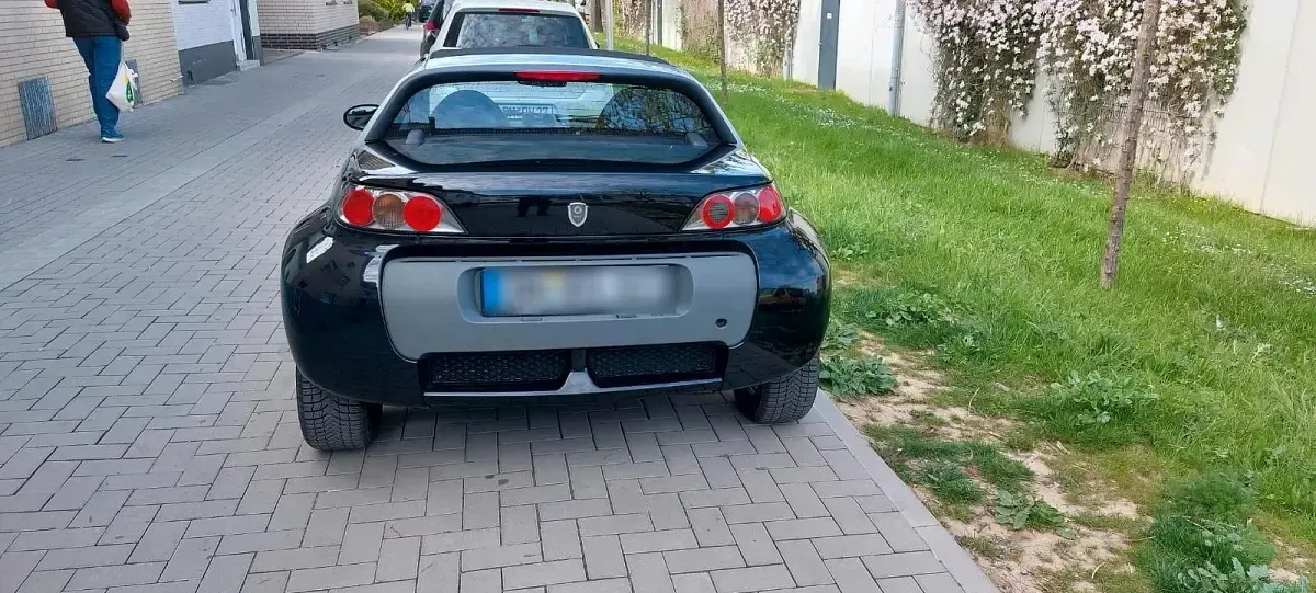 Usata Smart Roadster 82 CV (60 kW) 2003 Nero Cabrio