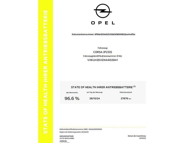 Gebraucht Opel Corsa-e GS Line 100 kW (136 PS) 2022 Kontrast grau metallic/dach karbon schwa (metallic) Kleinwagen