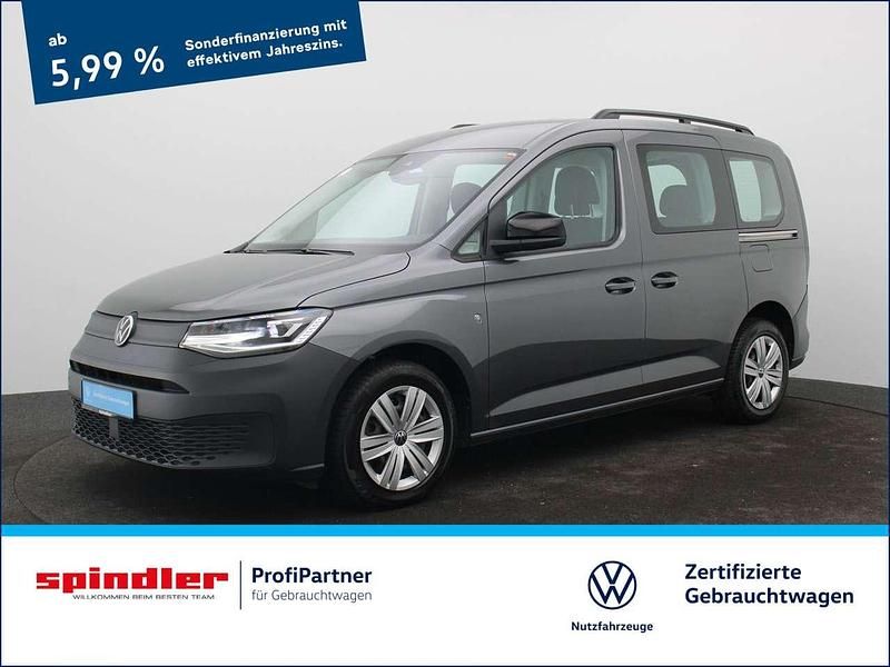 Indiumgrau metallic Gebraucht 2021 VW Caddy Basis Van / Kleinbus | 22.980 € (Guter Preis) - Bild 1/3