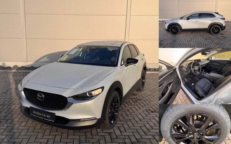 Weiß Gebraucht 2025 Mazda CX-30 Homura-Line SUV | 28.990 € (Superpreis) - Bild 1/4