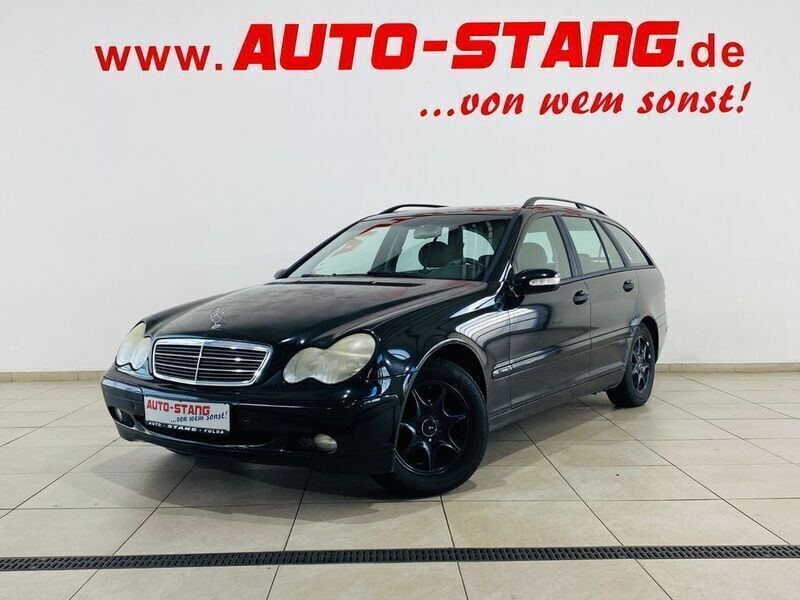 Schwarz Gebraucht 2003 Mercedes C200 Kombi | 799 € (Superpreis) - Bild 1/4