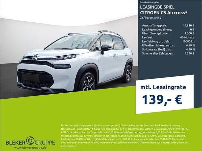 Weiss Gebraucht 2023 Citroën C3 Kleinwagen | 14.880 € (Fairer Preis) - Bild 1/3