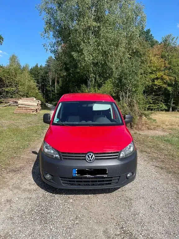 Gebraucht VW Caddy Maxi 102 PS (75 kW) 2013 Rot Van / Kleinbus