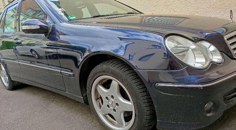 Blau Gebraucht 2006 Mercedes C200 Elegance Kombi | 2.700 € (Superpreis) - Bild 1/4