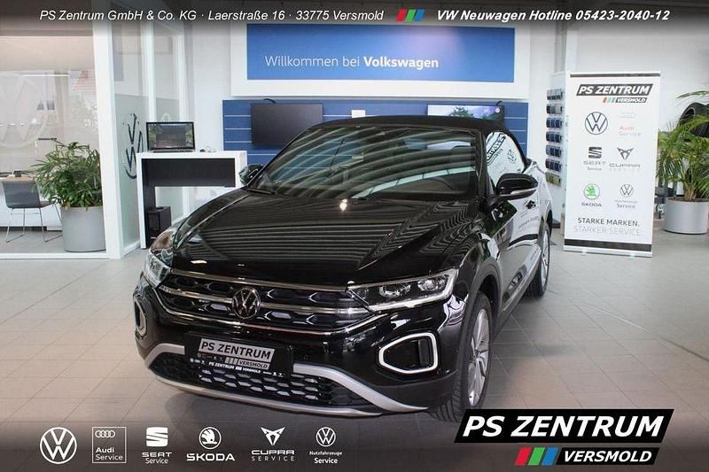 Deep black Neu 2025 VW T-Roc Cabriolet Cabrio | 42.530 € (Guter Preis) - Bild 1/4