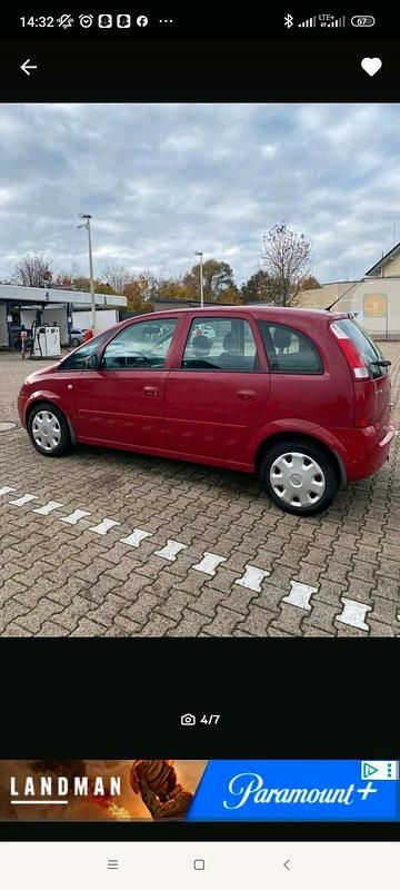 Gebraucht Opel Meriva 90 PS (66 kW) 2005 Rot Van / Kleinbus
