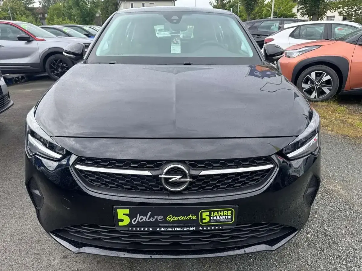 Gebraucht Opel Corsa Edition 75 PS (55 kW) 2022 Diamant schwarz/karbon schwarz Kleinwagen