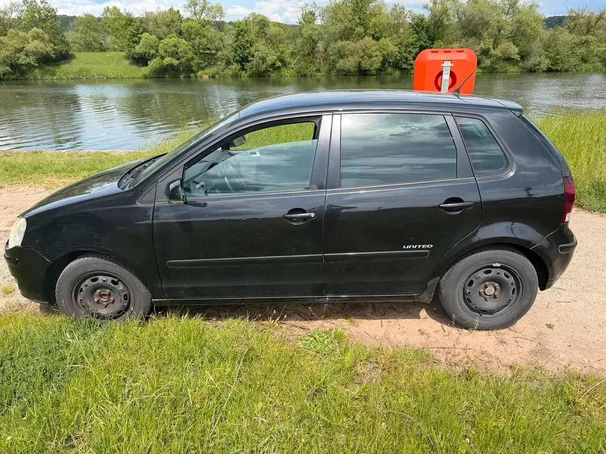 Gebraucht VW Polo United 80 PS (58 kW) 2008 Schwarz Kleinwagen