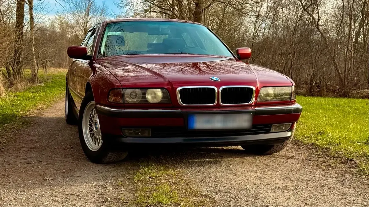 Gebraucht BMW 730 218 PS (160 kW) 1995 Rot Limousine