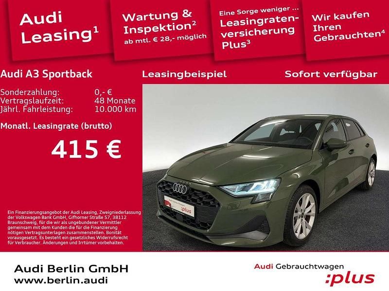 Gebraucht Audi A3 Ambiente 150 PS (110 kW) 2024 Distriktgrün metallic Kombi