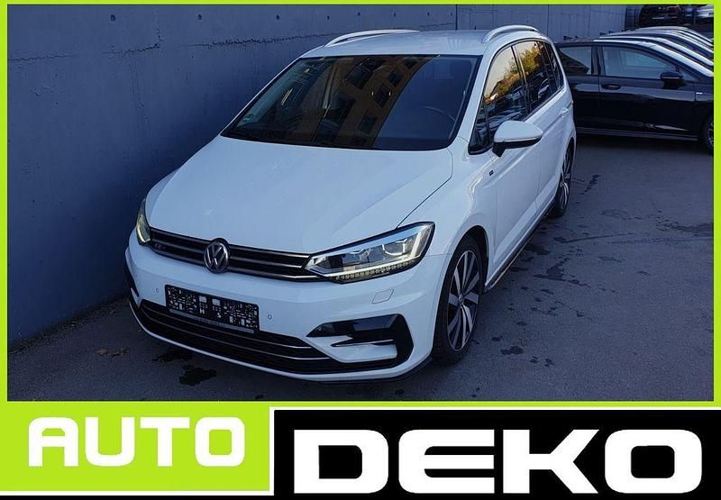 Weiß Gebraucht 2019 VW Touran R-line Van / Kleinbus | 16.370 € (Fairer Preis) - Bild 1/4