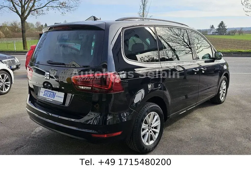 Second-hand Seat Alhambra Style 150 CP (110 kW) 2019 Negru Monovolum