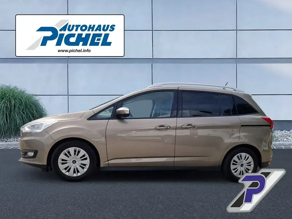 Gebraucht Ford Grand C-Max Cool & Connect 125 PS (91 kW) 2019 Silber(metallic) Van / Kleinbus