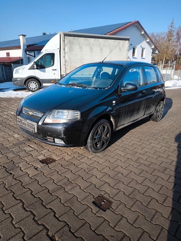 Schwarz Gebraucht 2007 Chevrolet Kalos SE Kleinwagen | 399 € (Superpreis) - Bild 1/4