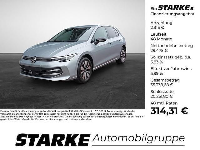 Silber (oyster silver metallic) Neu 2024 VW Golf VIII Goal Limousine | 32.390 € (Guter Preis) - Bild 1/4