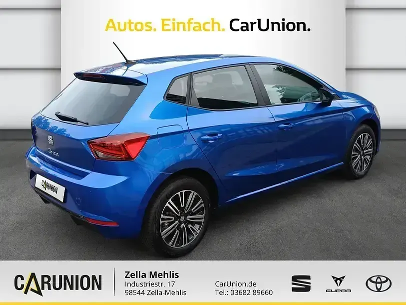 Gebraucht Seat Ibiza Style 116 PS (85 kW) 2024 Sapphire blau metall Kleinwagen