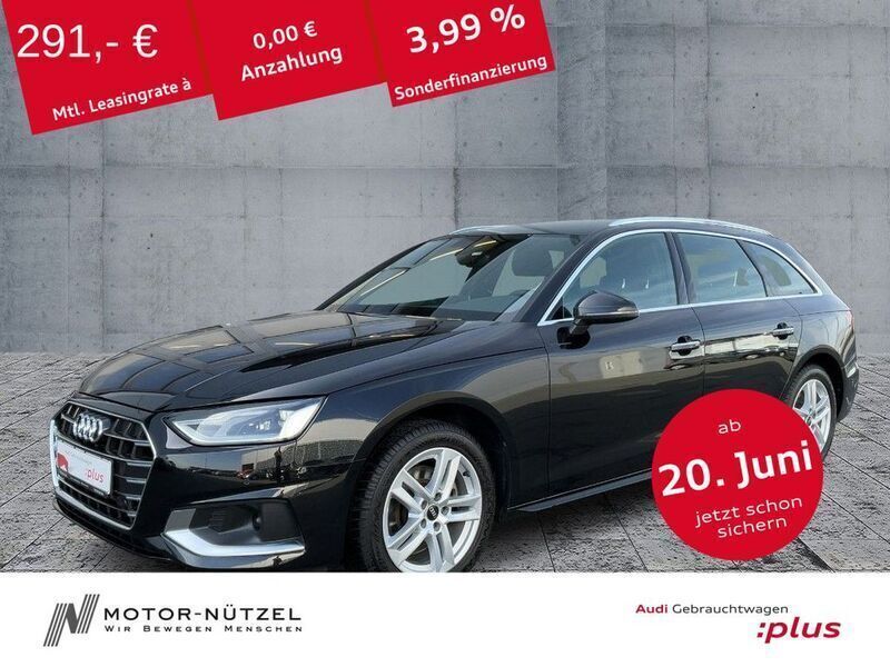 Mythosschwarz metallic Gebraucht 2024 Audi A4 Advanced Plus Kombi | 37.770 € (Teuer) - Bild 1/4