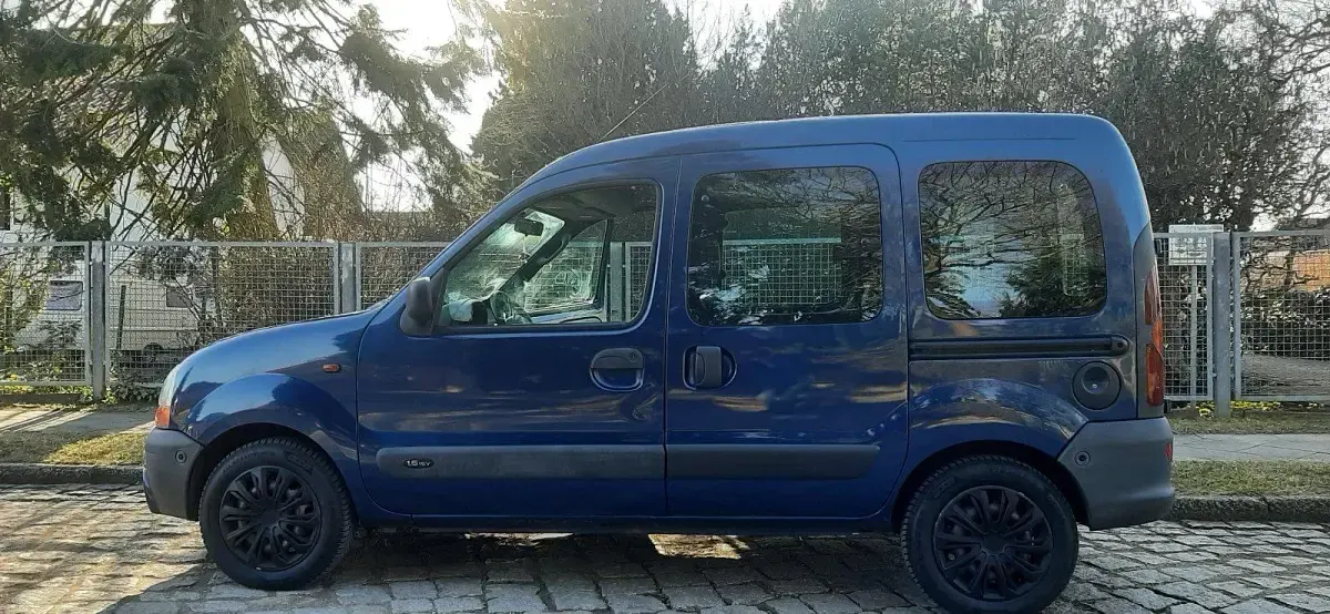 Gebraucht Renault Kangoo Expression 95 PS (69 kW) 2002 Blau Van / Kleinbus