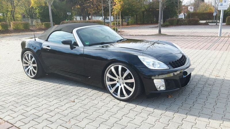 Schwarz Gebraucht 2009 Opel GT Cabrio | 20.990 € (Teuer) - Bild 1/4