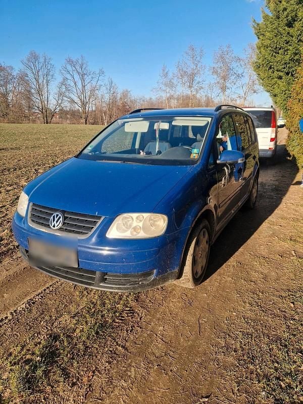 Gebraucht VW Touran 101 PS (74 kW) 2003 Blau Van / Kleinbus