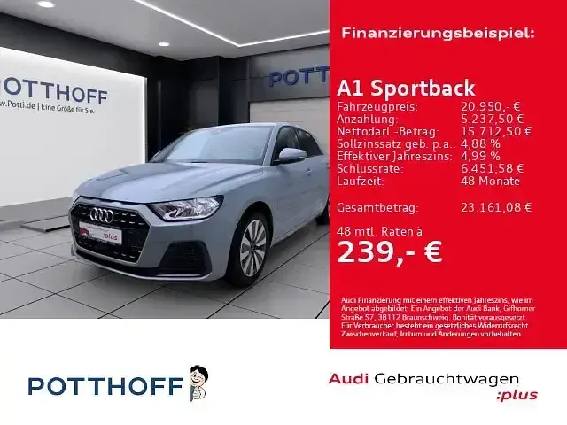 Gebraucht Audi A1 Sportback Advanced 116 PS (85 kW) 2025 Kleinwagen
