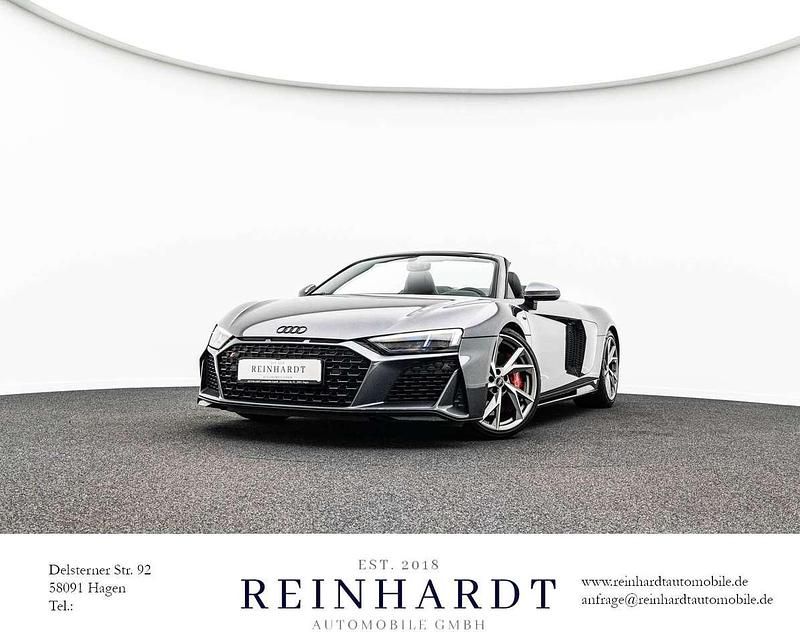 Daytonagrau perleffekt Gebraucht 2022 Audi R8 Spyder Performance Cabrio | 152.155 € (Superpreis) - Bild 1/3